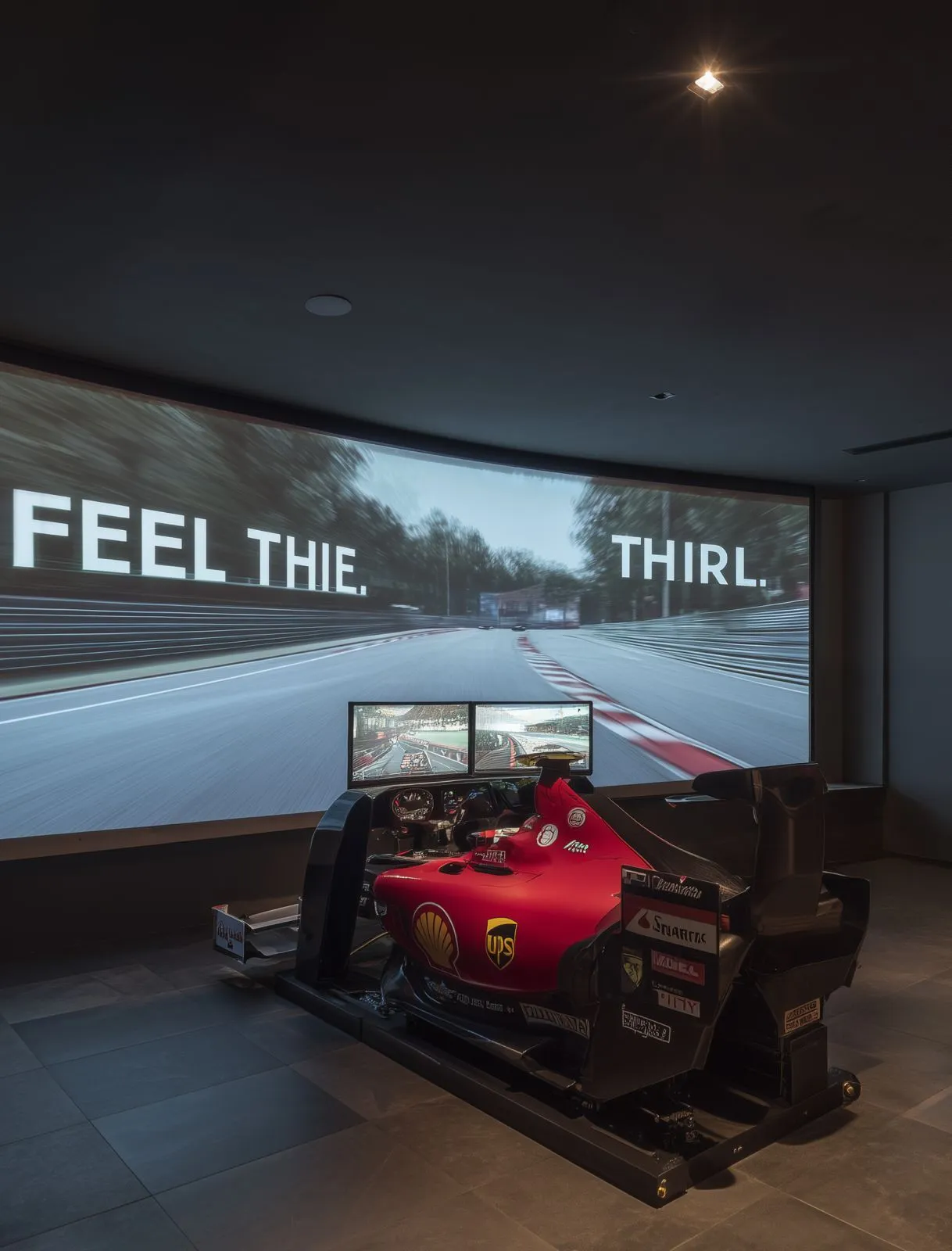 Sport bar con simulador de F1 en 031 Condo