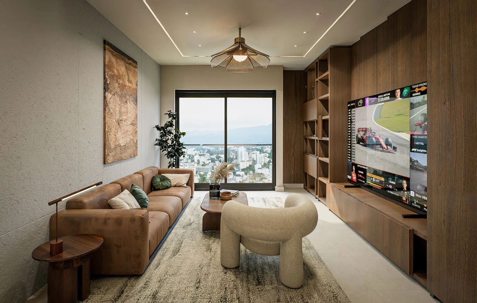 Área de estar de suite de 2 habitaciones